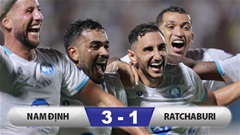 Kết quả Nam Định 3–1 Ratchaburi: Nam Định thắng áp đảo